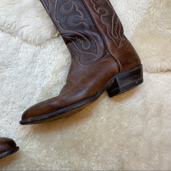Tony Lama Vintage Western Boots sz 10D - Picture 10 of 16
